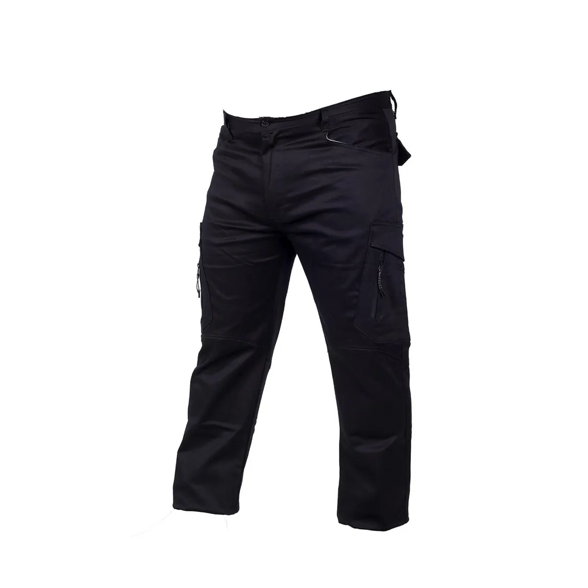  - Pantalon Drill Elastico Negro Talla XL