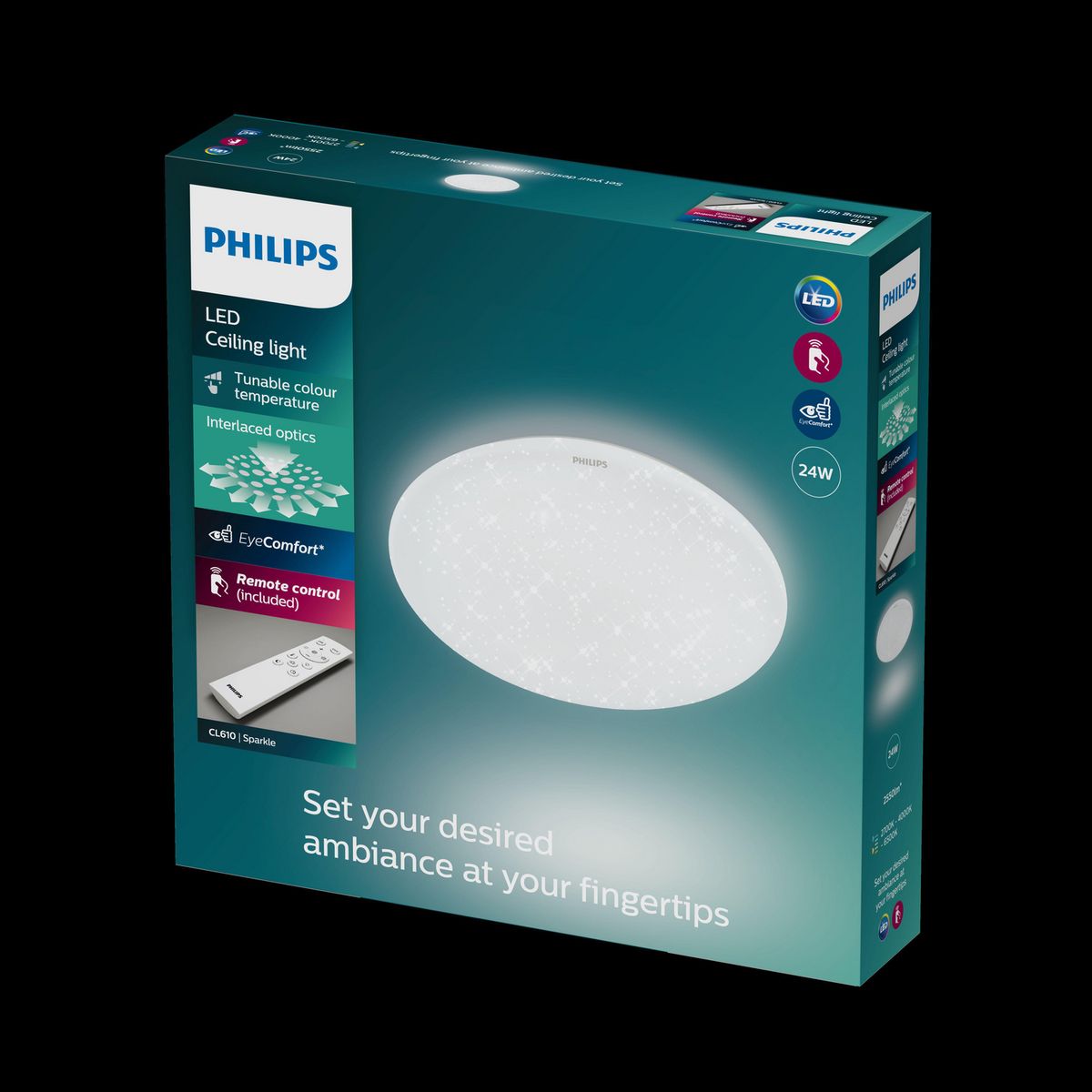 PHILIPS - Plafón LED 24W con Control Tricolor