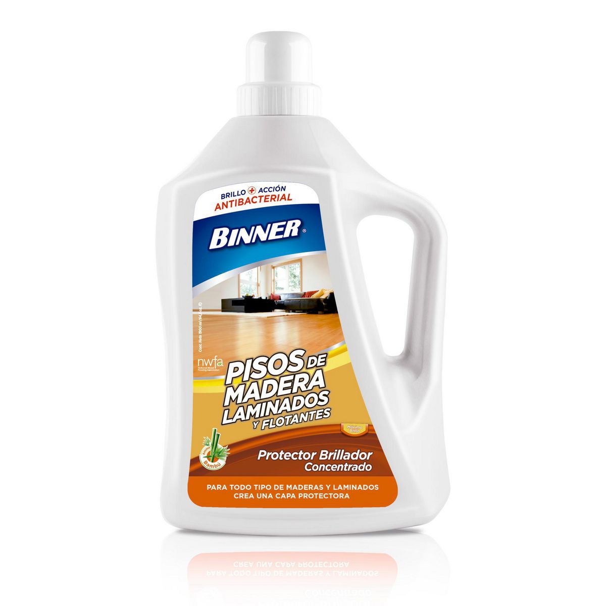 BINNER - Protector Concentrado para Pisos de Madera y Laminado 1900 ml