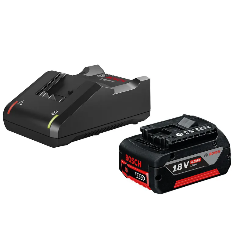 BOSCH - Batería 18V 4.0 Ah + Cargador GAL 18V-40 Bosch