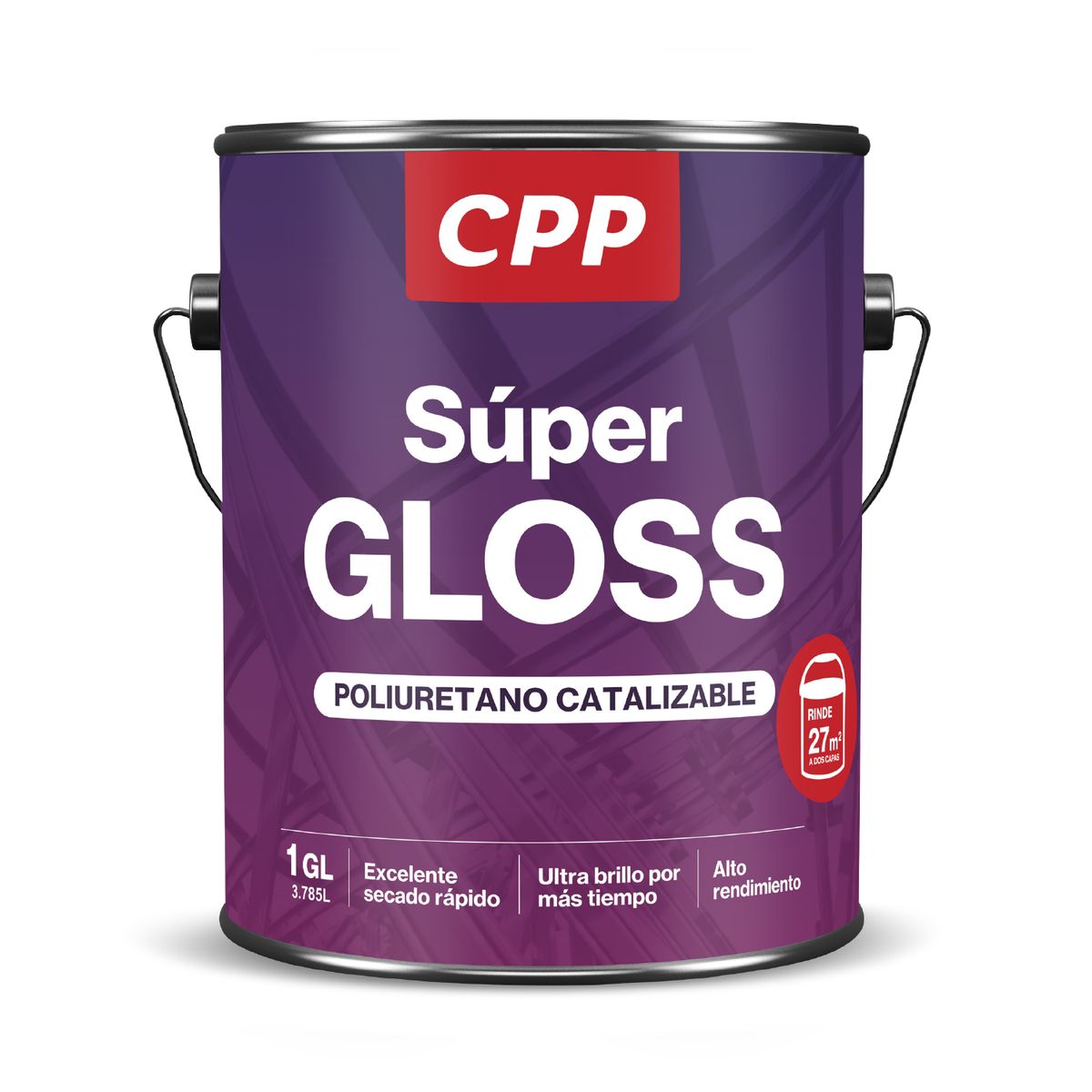 CPP - Esmalte Súper Gloss CPP Gris Claro 1 GL