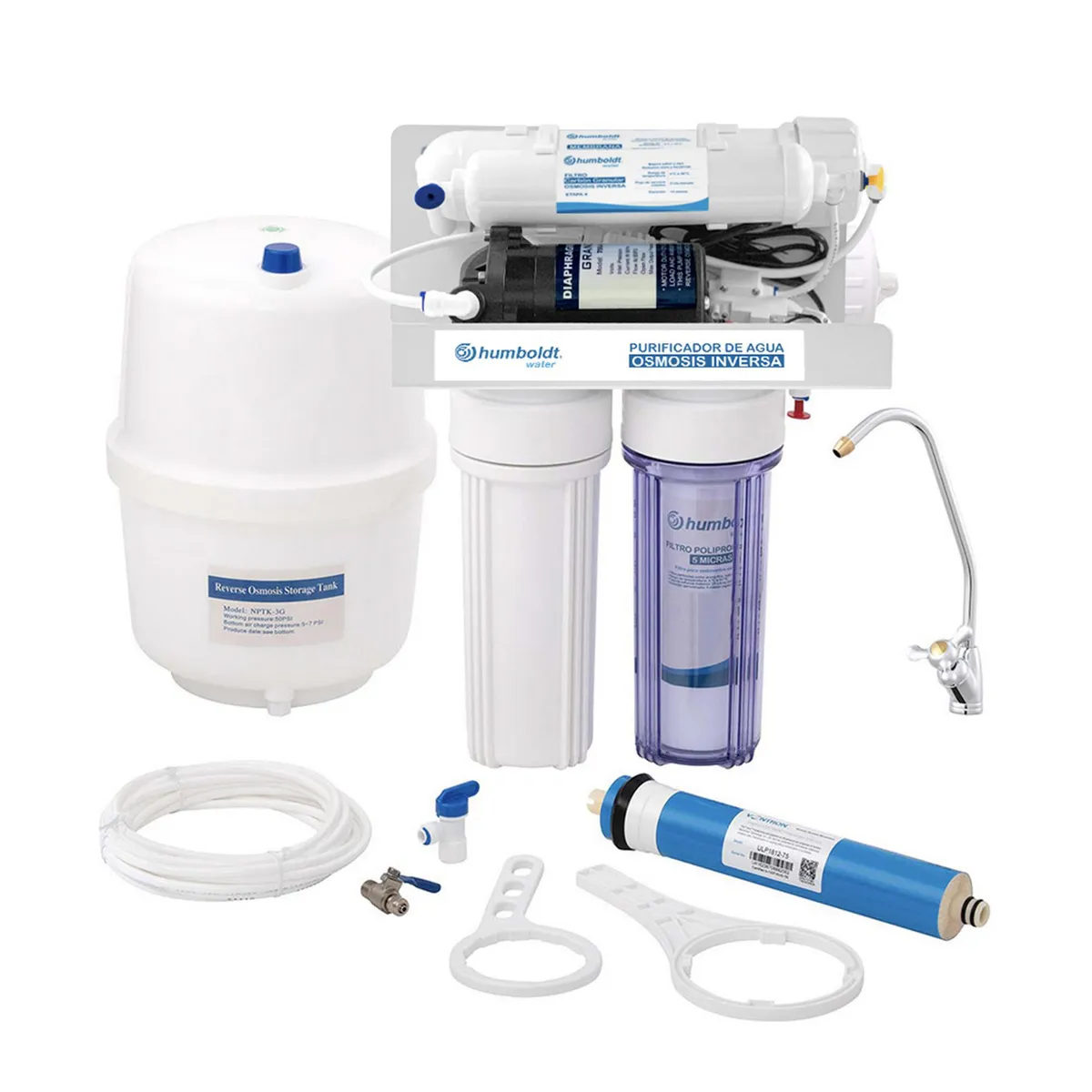 HUMBOLDT - Purificador Osmosis Inversa con Bomba Humboldt 