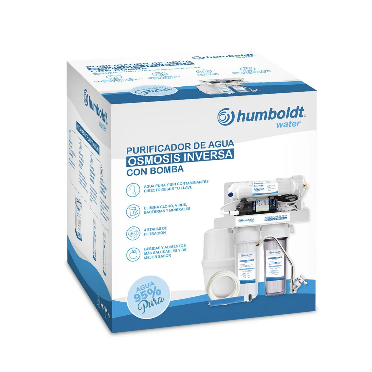 HUMBOLDT - Purificador Osmosis Inversa con Bomba Humboldt 