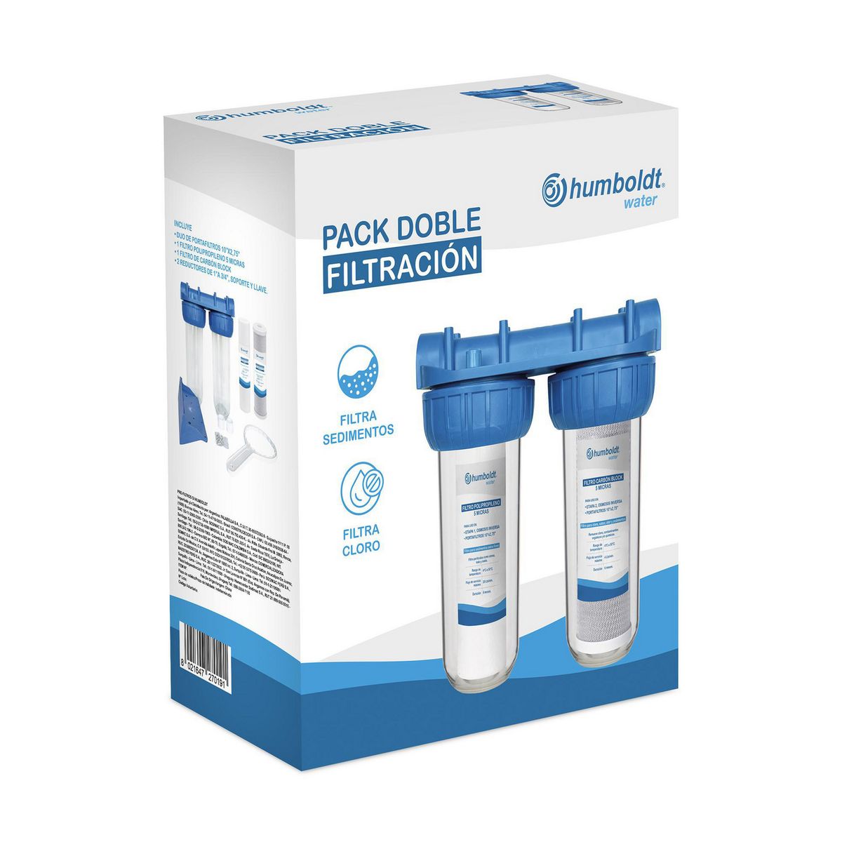 HUMBOLDT - Pack Doble Carcasa Portafiltros Humboldt