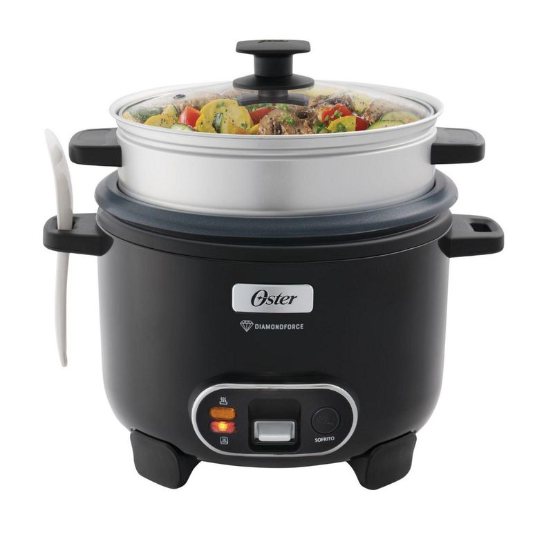 OSTER - Olla Arrocera Antiadherente 1.8 Litros CKSTRC10DFBLK53