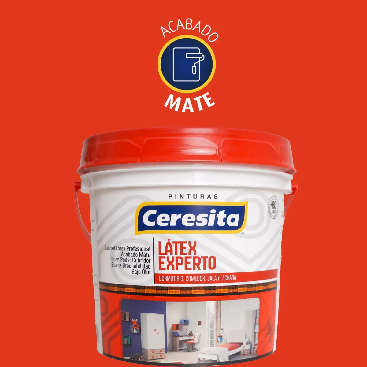 CERESITA - Pintura Latex Experto Blanco Mate 1 GL