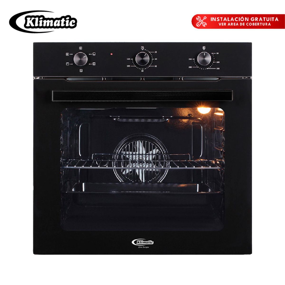 KLIMATIC - Horno Empotrable Eléctrico Essen 78 Litros