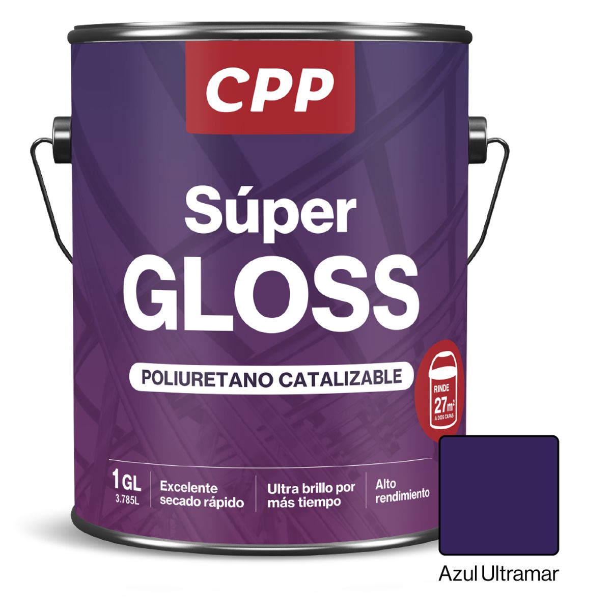 CPP - Esmalte Súper Gloss CPP Azul Ultramar 1 GL