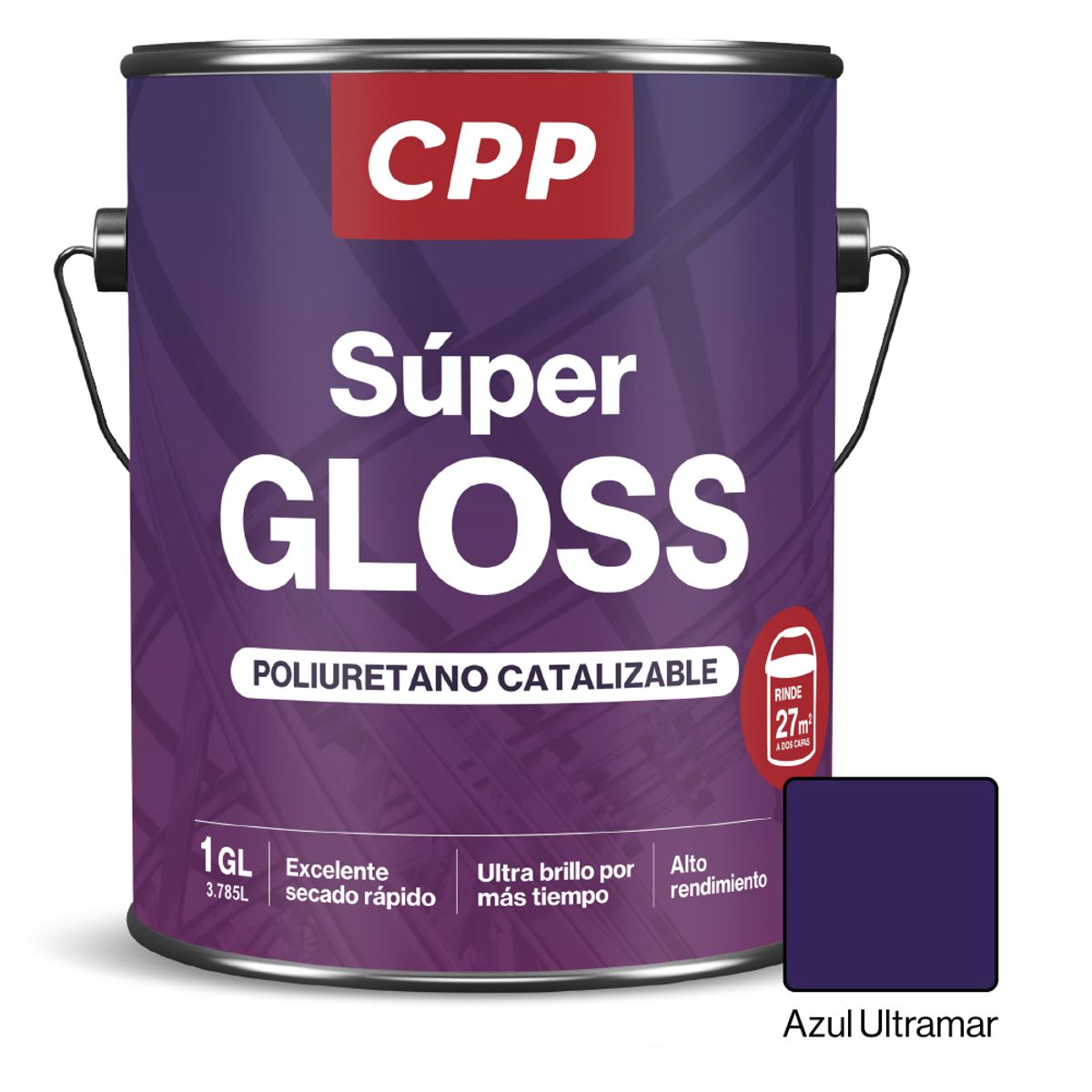 CPP - Esmalte Súper Gloss CPP Azul Ultramar 1 GL
