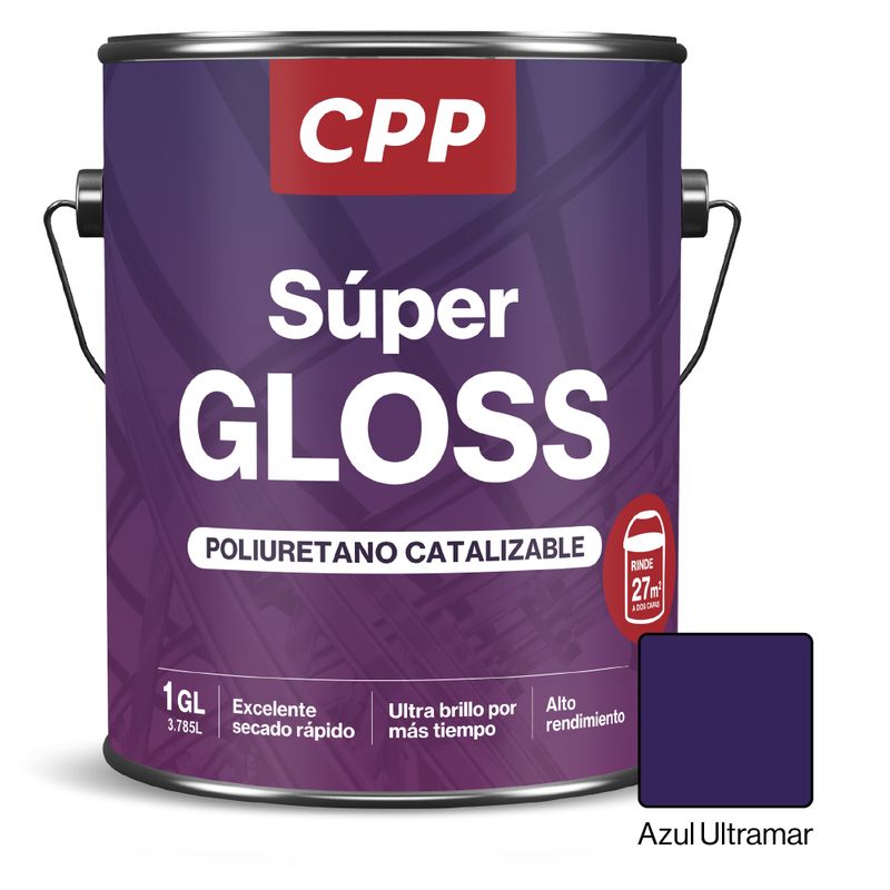 CPP - Esmalte Súper Gloss CPP Azul Ultramar 1 GL
