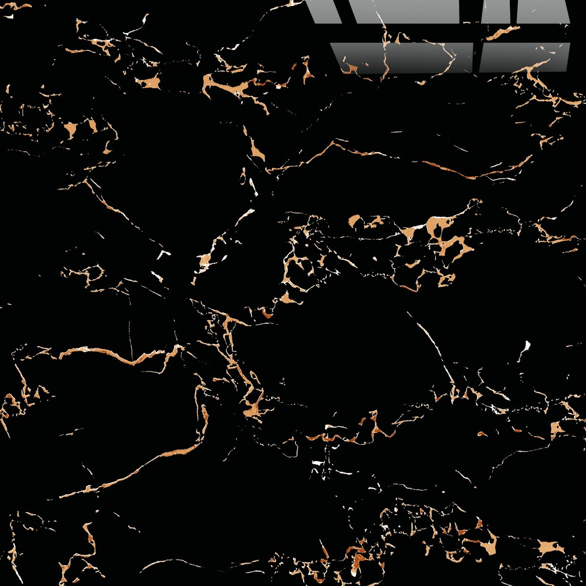  - Gres Porcelanico Marmoladas Negro Stone 60x60cm 1.44m2