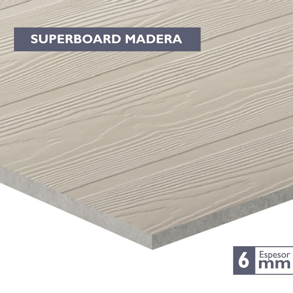  - Superboard Textura Madera 0.6 mm 122x244cm