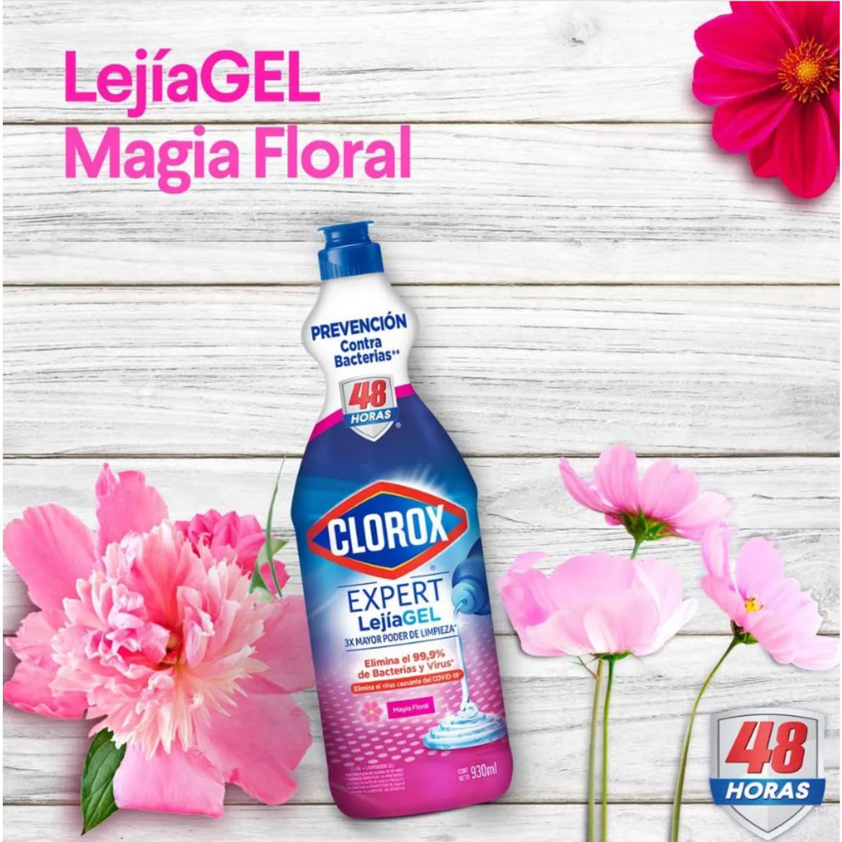 CLOROX - Lejía Gel Floral 1KG