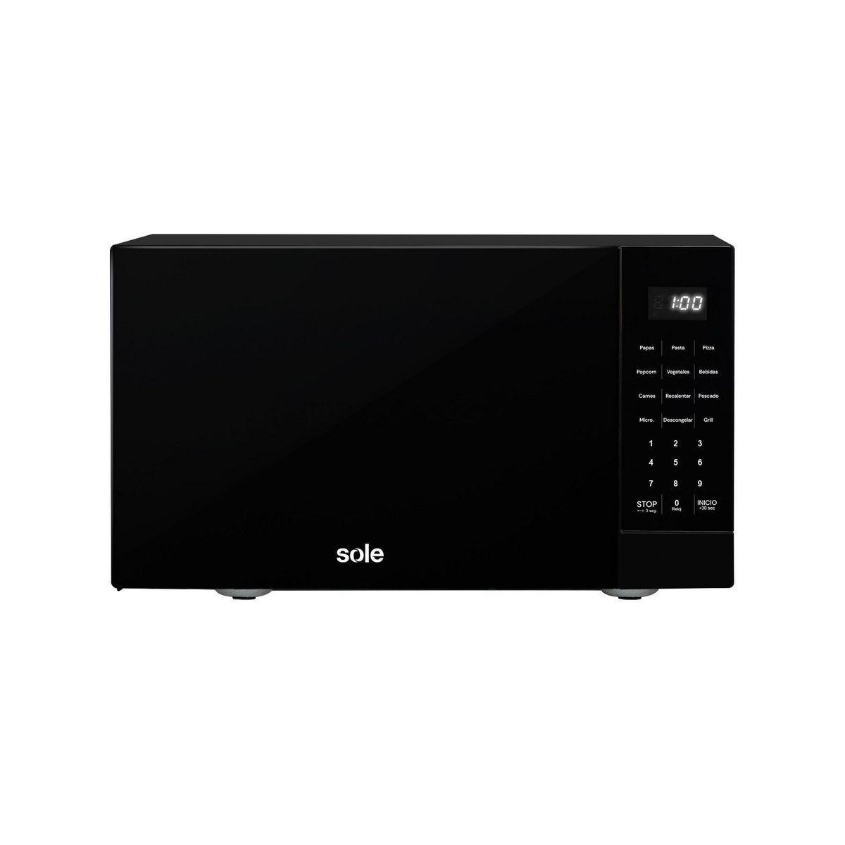 SOLE - Microondas Digital 3 en 1 Negro 21 Litros SOLHOM003