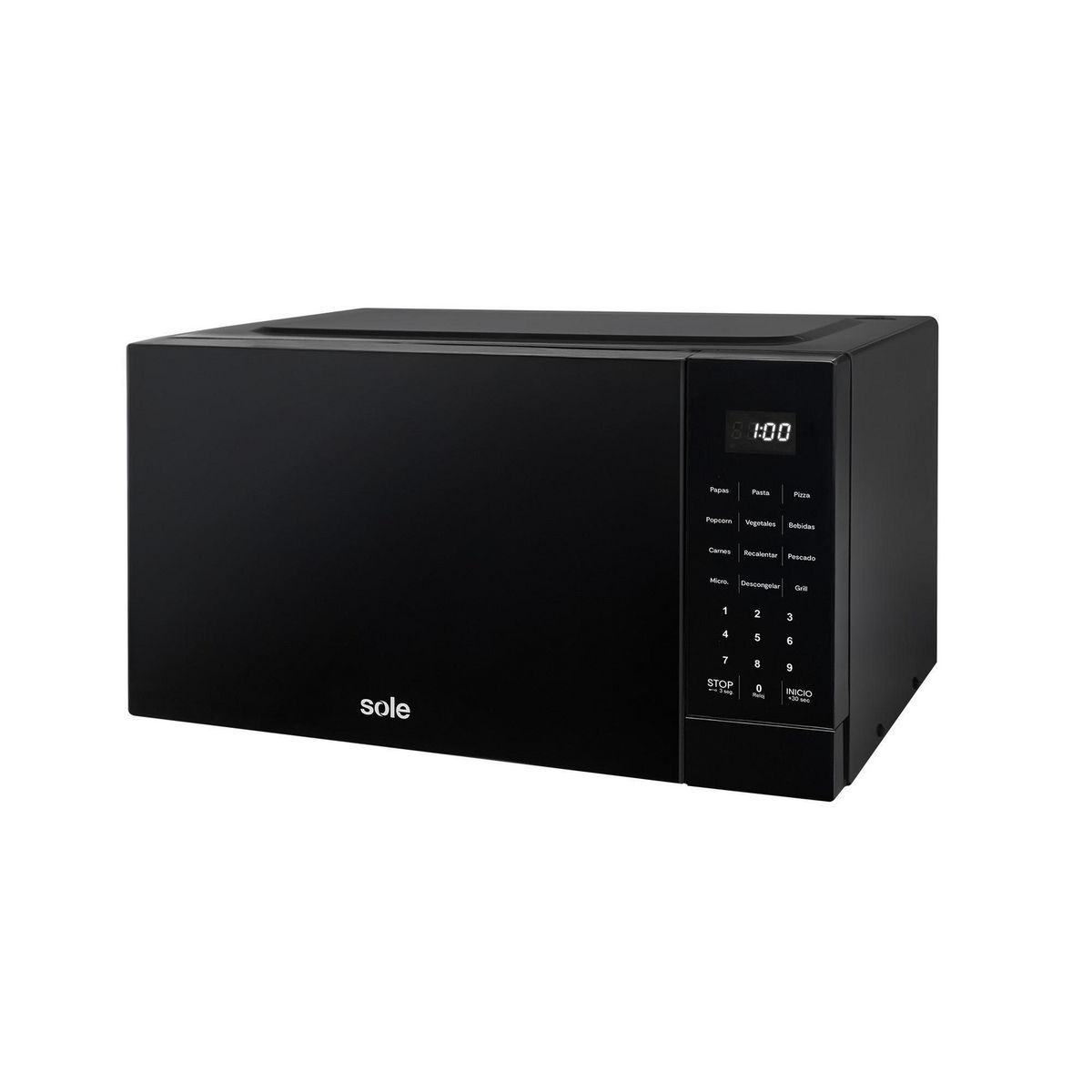 SOLE - Microondas Digital 3 en 1 Negro 21 Litros SOLHOM003