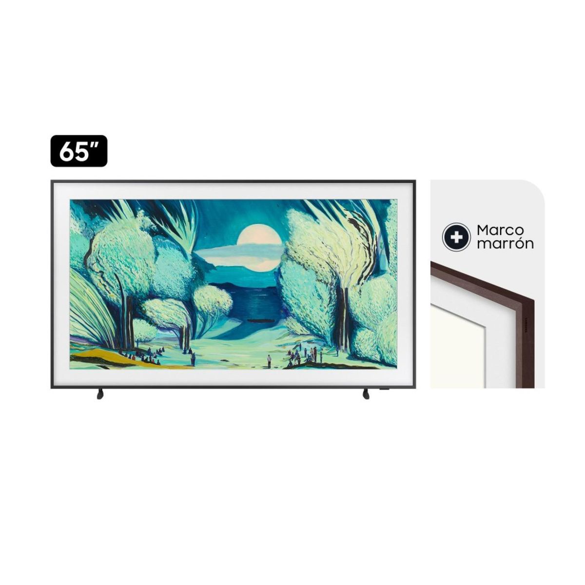 SAMSUNG - Televisor QLED 65 4K THE FRAME VISION AI SMART.