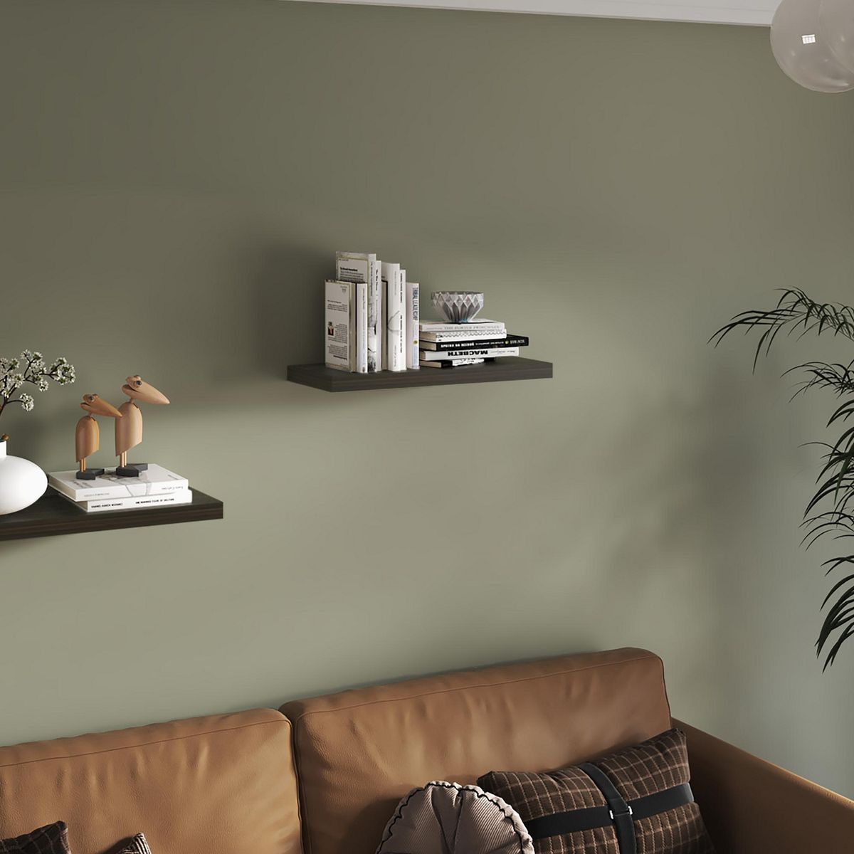 TUHOME - Repisa Aéreo Wall 80 cm Habano