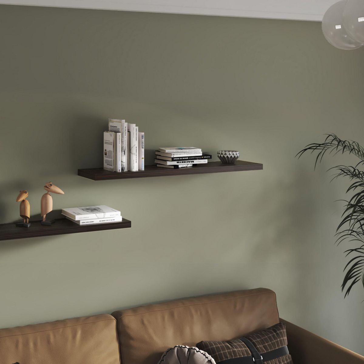 TUHOME - Repisa Aérea Wall 120cm Habano