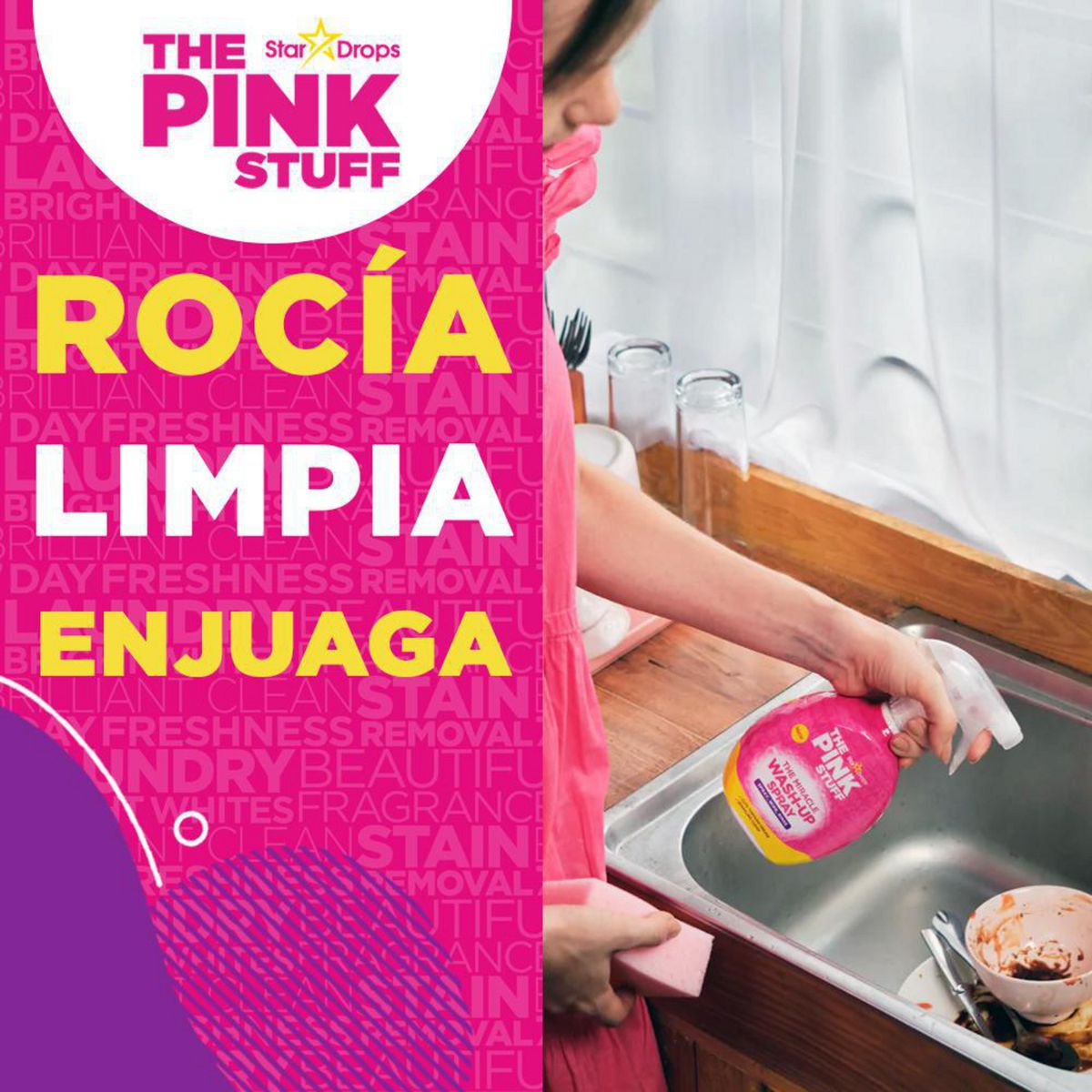  - Lavalosa con Spray The Pink Stuff 500 ml