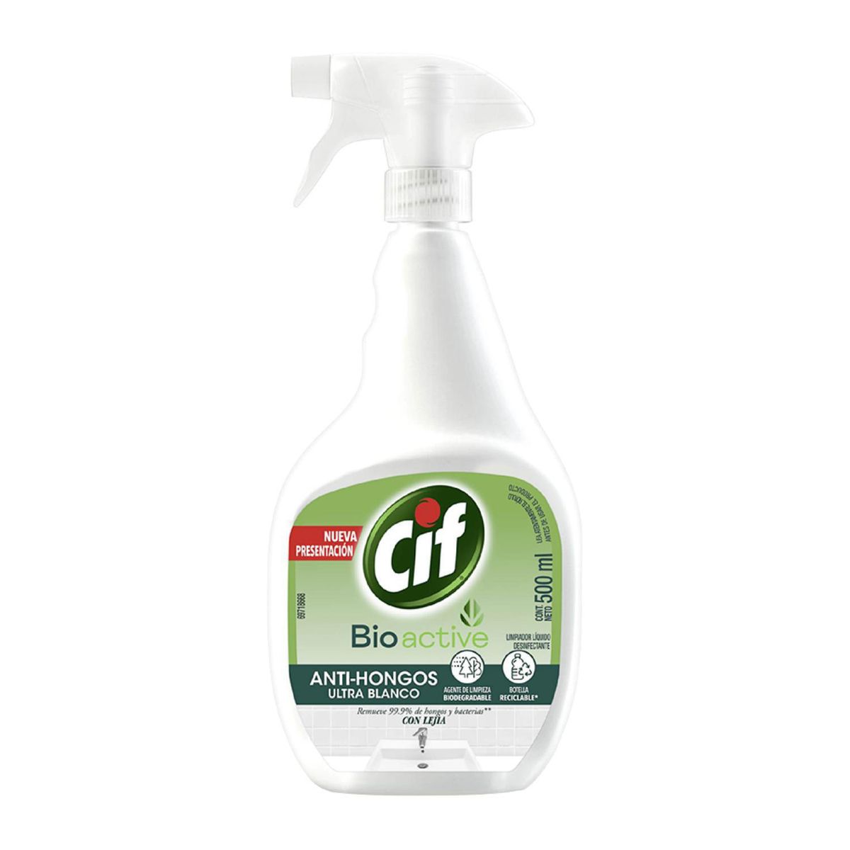 CIF - Limpiador Antihongos Ultra Blanco 500 ML