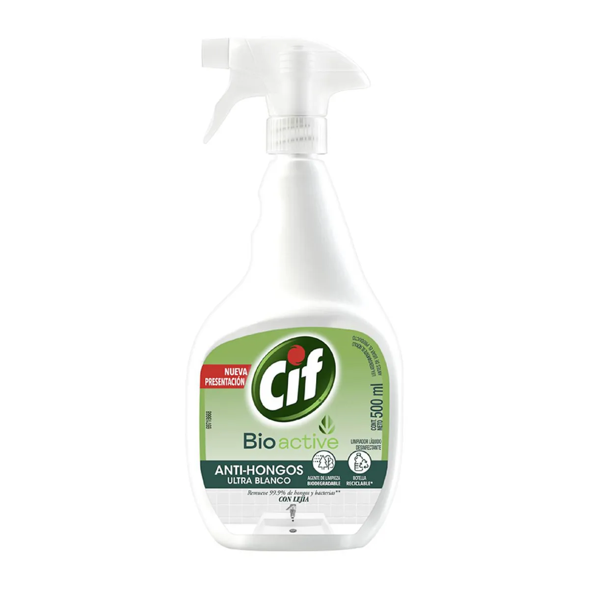 CIF - Limpiador Antihongos Ultra Blanco 500 ML