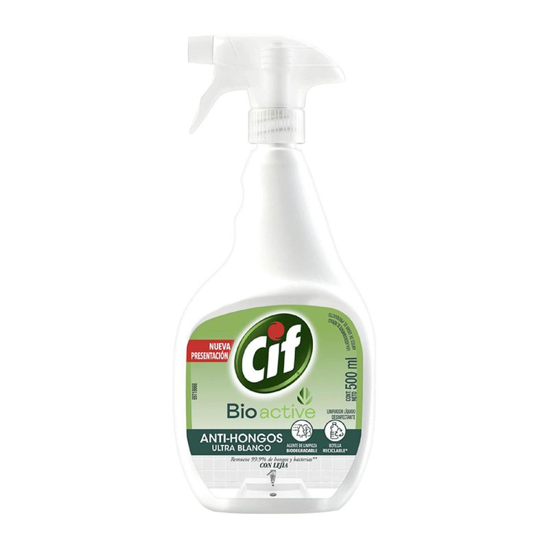 CIF - Limpiador Antihongos Ultra Blanco 500 ML