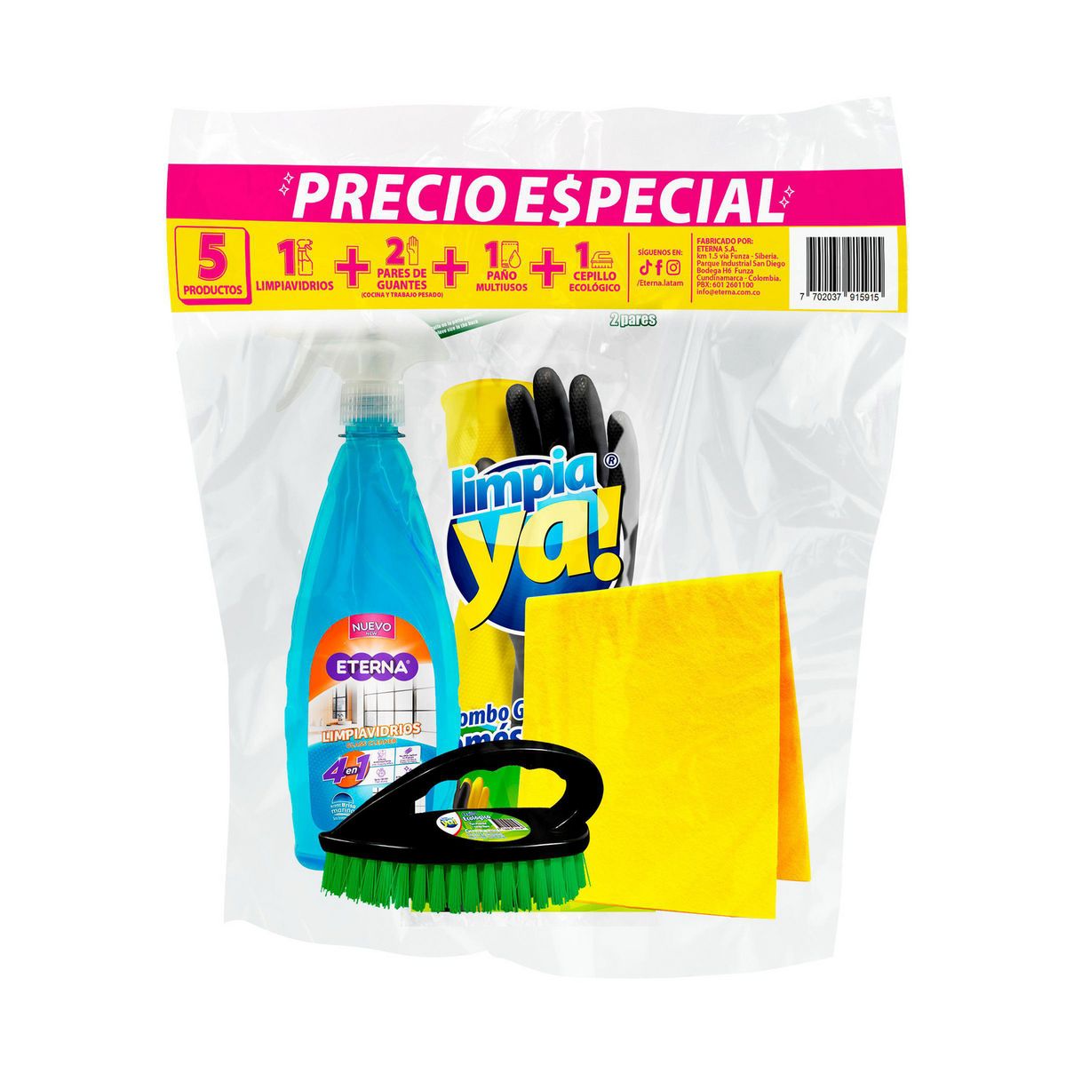 ETERNA - IO Pack x 5 Productos Eterna Limpieza Fest