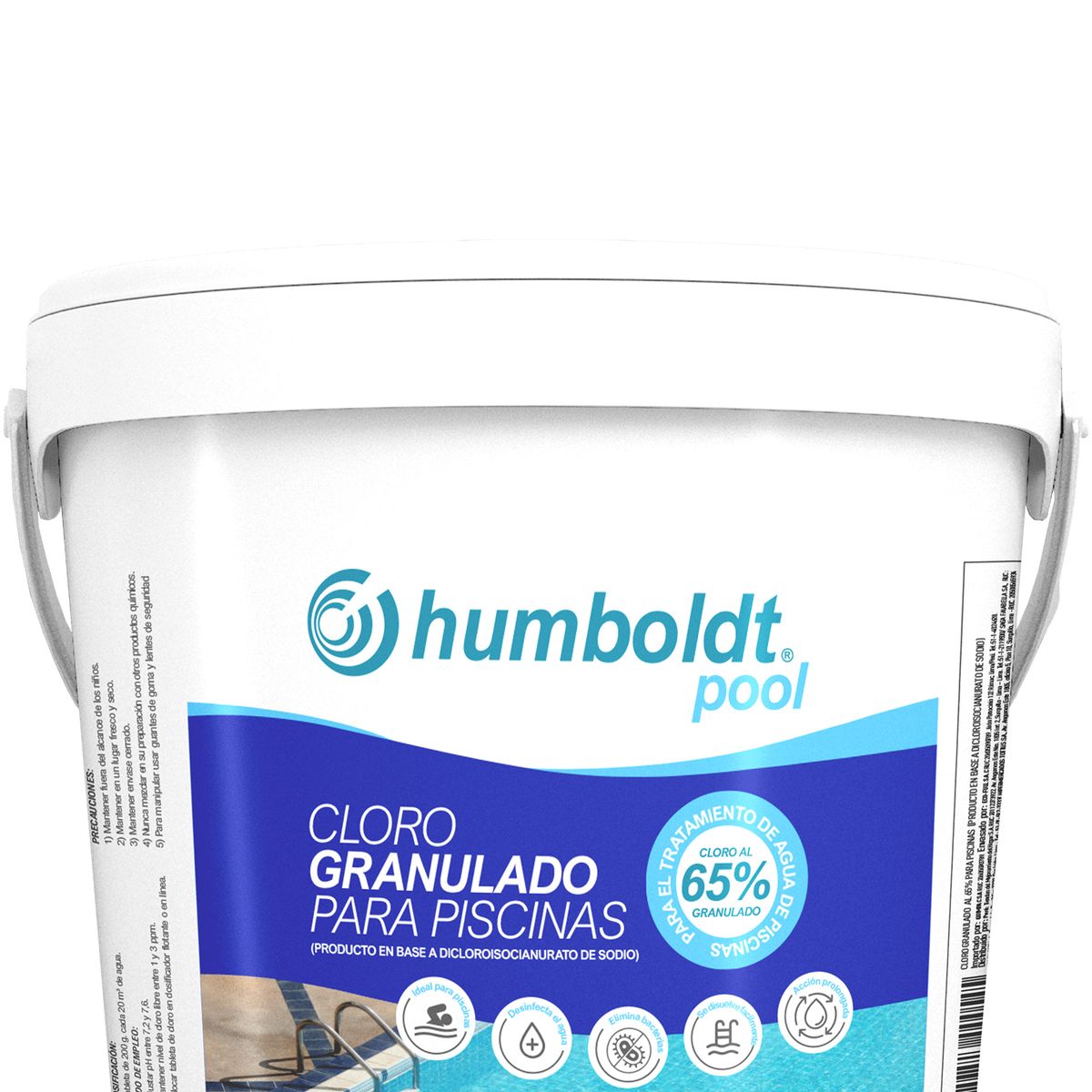Cloro Granulado Humboldt 4kg Granulado Frasco, marca HUMBOLDT - Foto 2