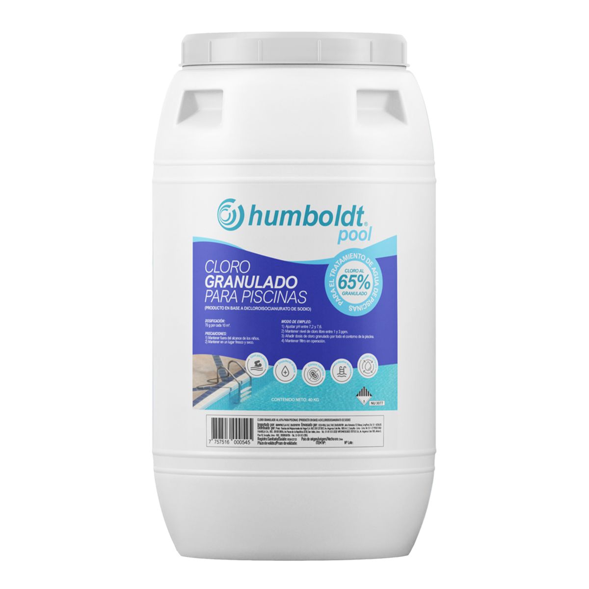 HUMBOLDT - Cloro Granulado 40Kg Humboldt