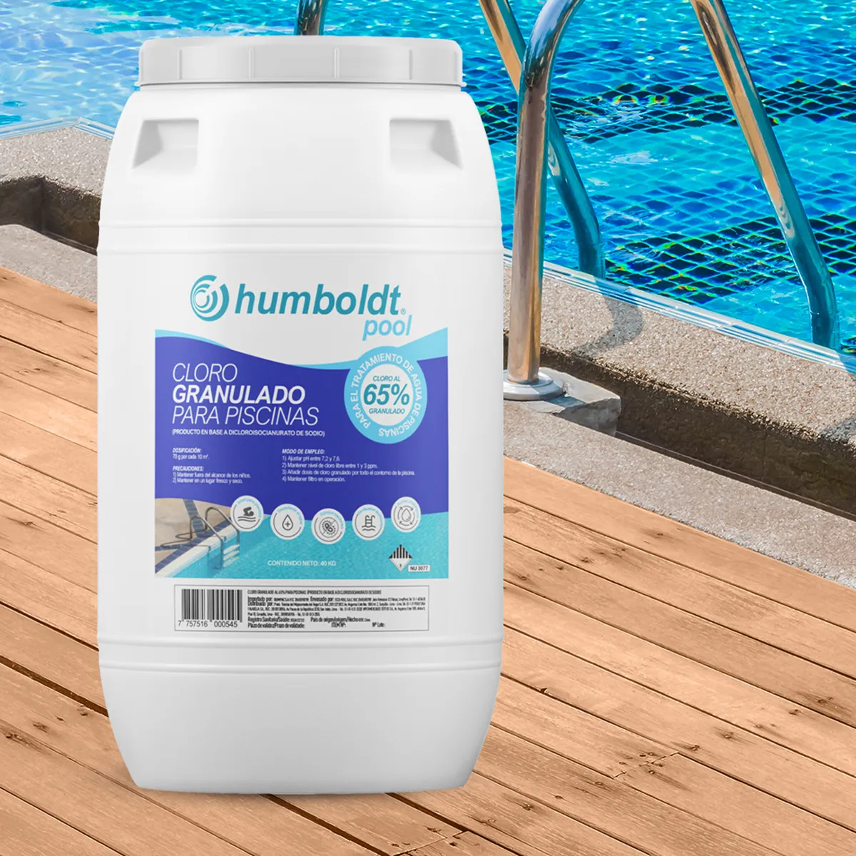 HUMBOLDT - Cloro Granulado 40Kg Humboldt