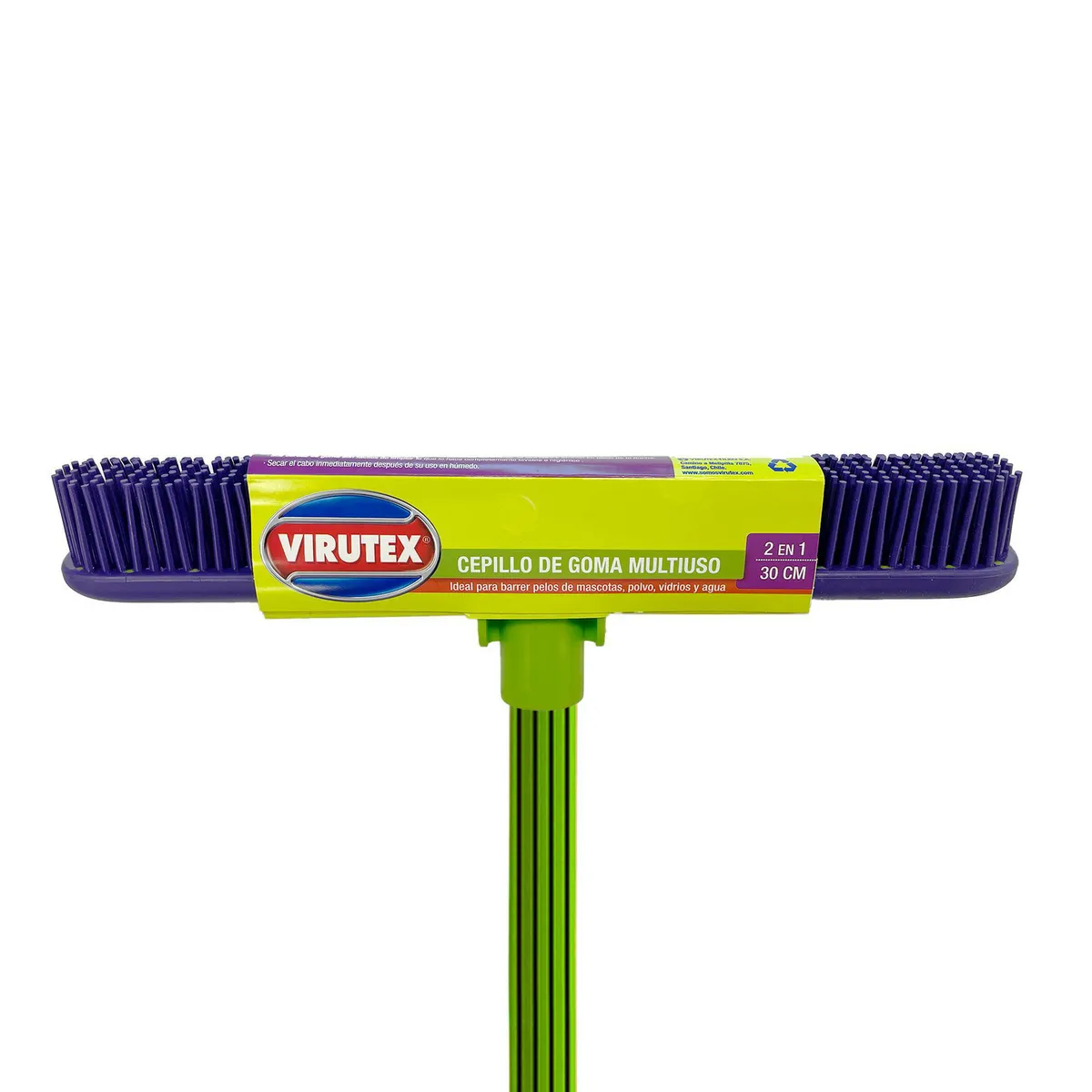 VIRUTEX - Escobillón Goma 2 en 1 Virutex