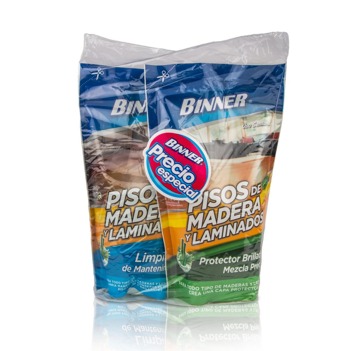 Dúo Pack Madera Limpiador y Mezcla Protector, marca BINNER - Foto Principal