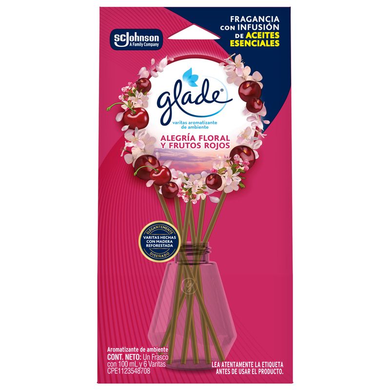 GLADE - Glade Alegría Floral y Frutos Rojos 100ml