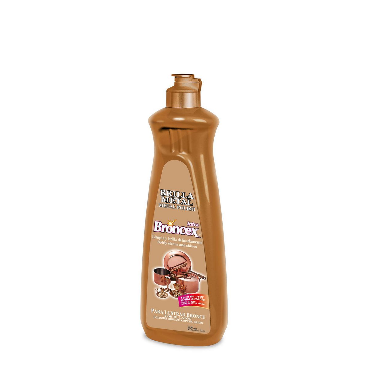 SAPOLIO - Limpiador Líquido de Metales Broncex 280ml