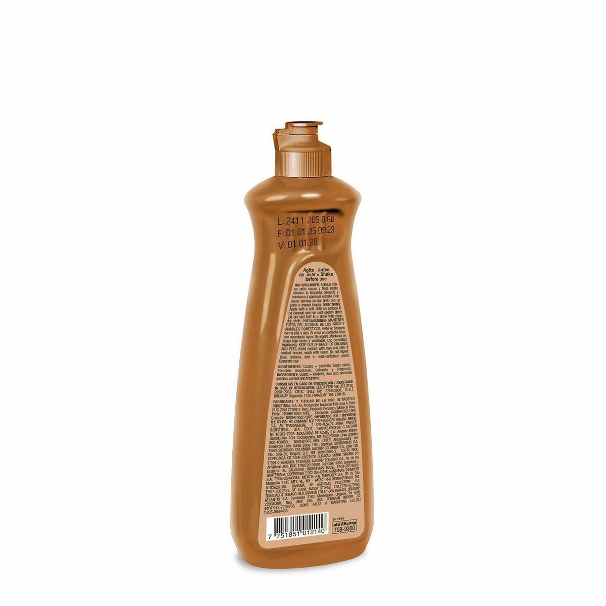 SAPOLIO - Limpiador Líquido de Metales Broncex 280ml