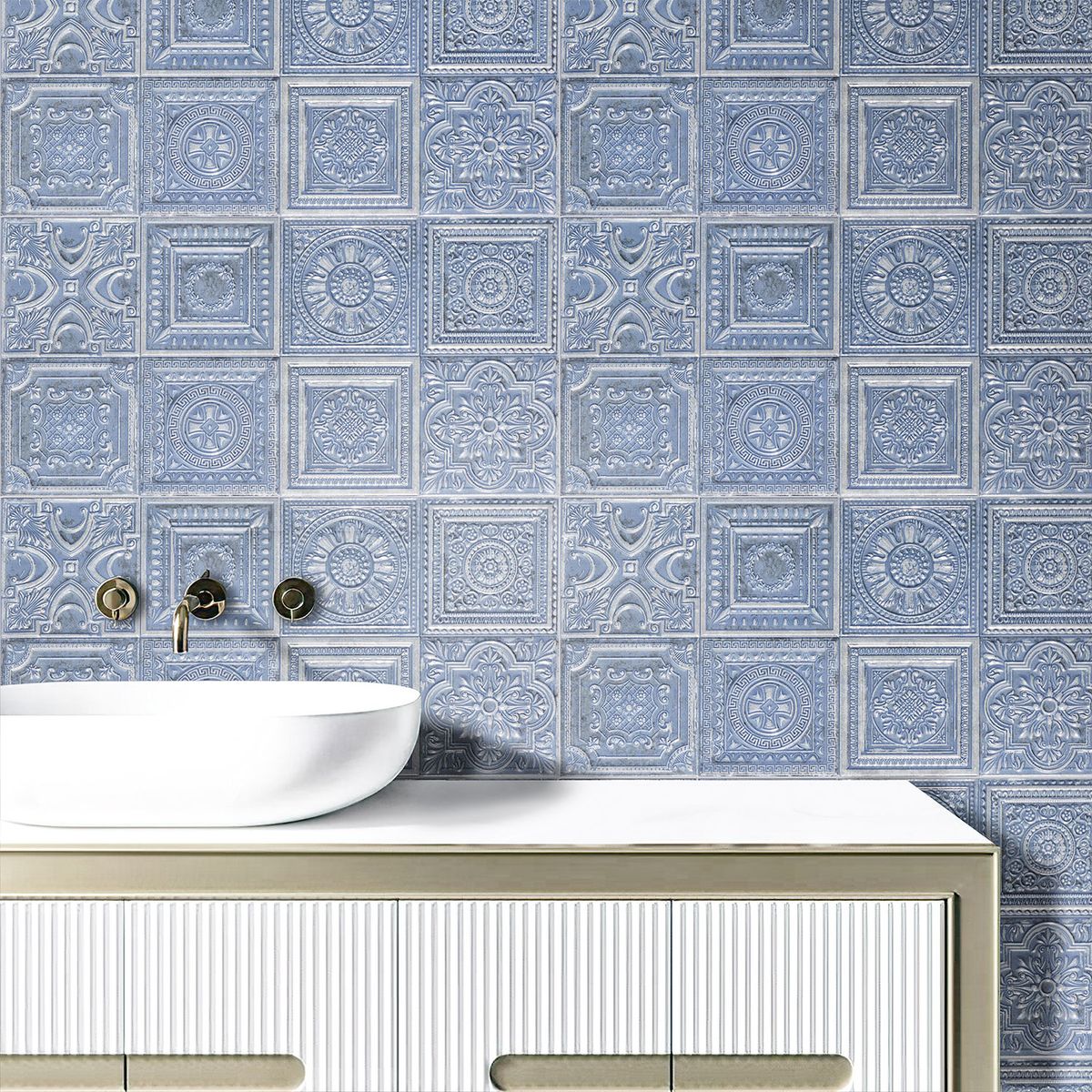  - Azulejo Lux Blue 30x60 cm CJ 0.90 m²