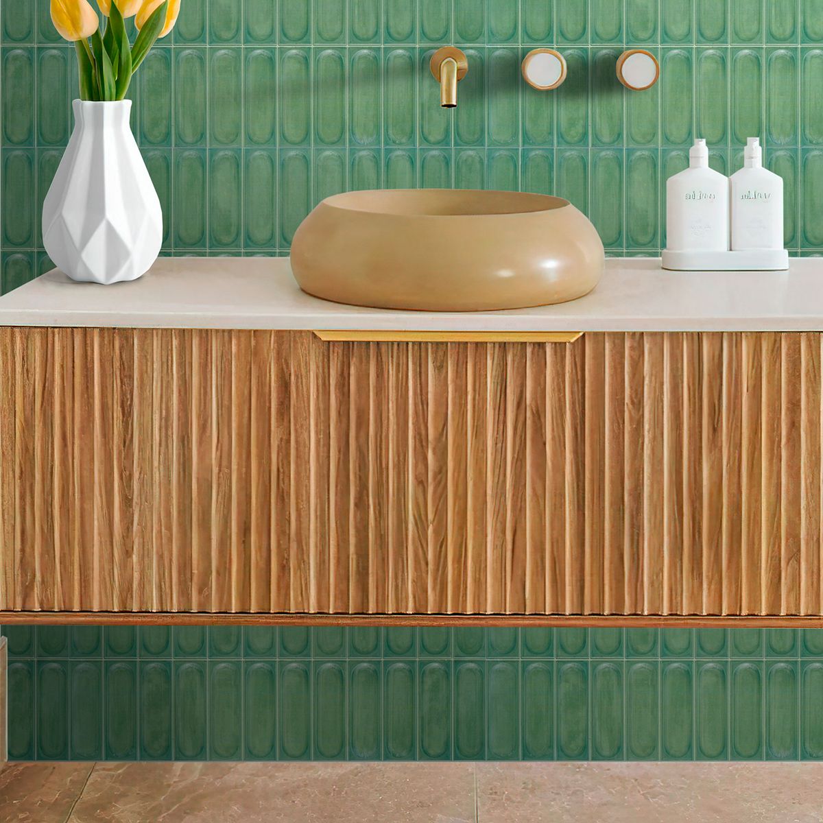  - Azulejo Lorien Green 30x60 cm CJ 0.90 m²