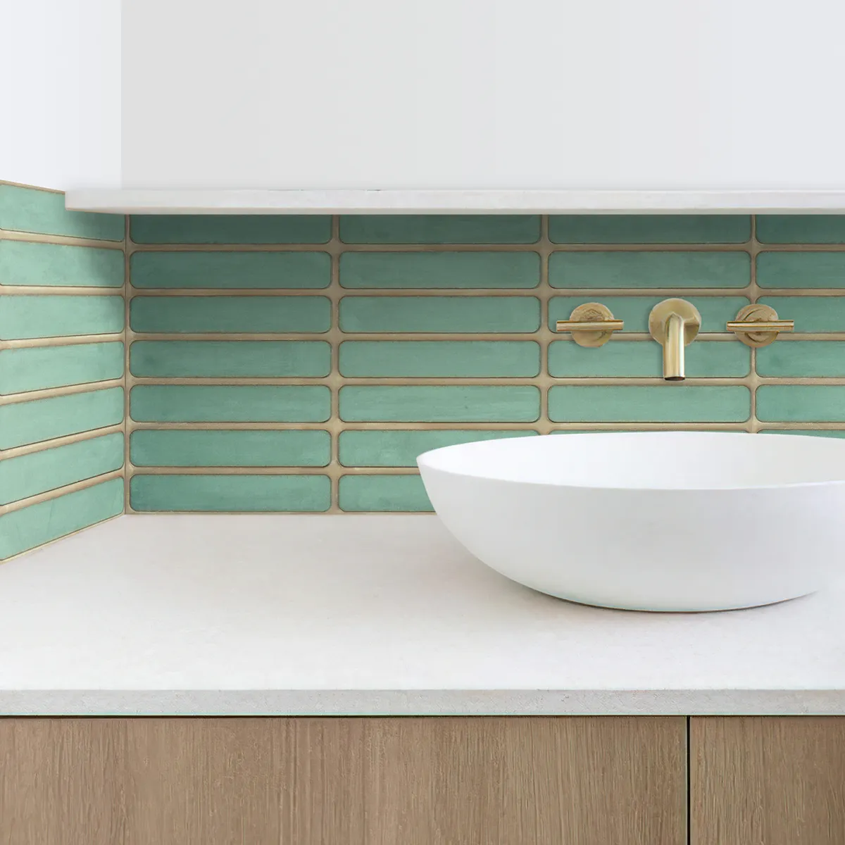  - Azulejo Mitica Green 30x60 cm CJ 0.90 m²