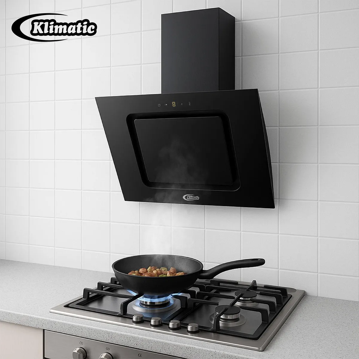 KLIMATIC - Campana Decorativa Kamba 60 cm Negro