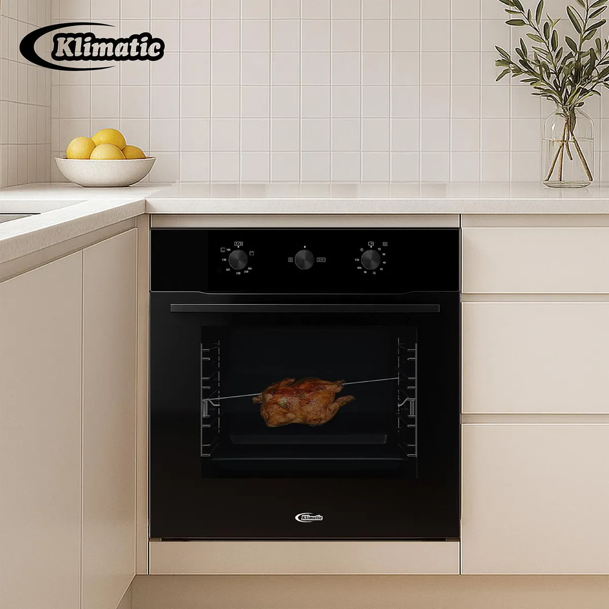 KLIMATIC - Horno Empotrable a Gas Jena 70 Litros