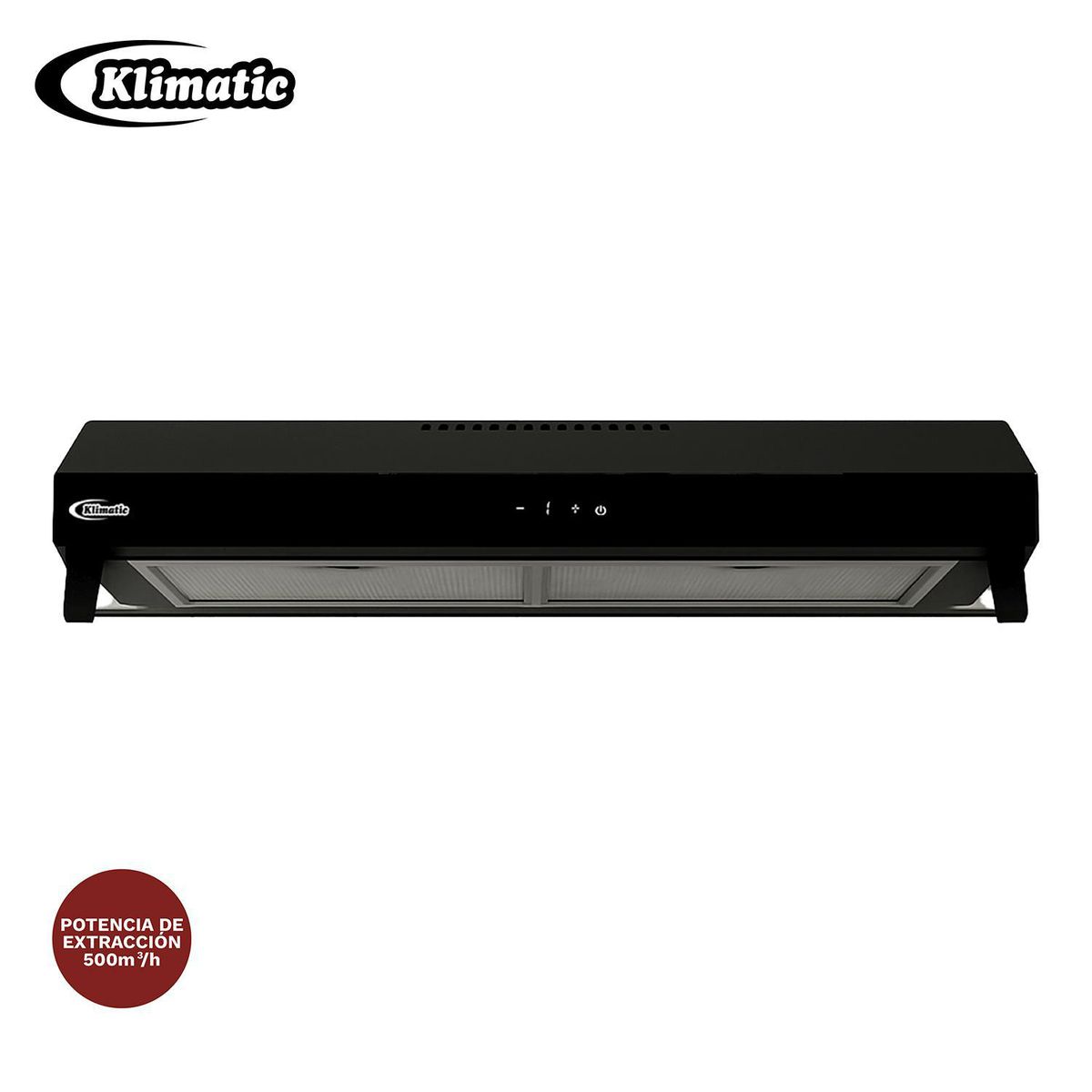Klimatic - Campana Extractora Lineal Marken 60cm Negro Klimatic