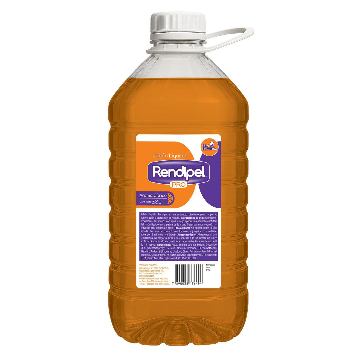 RENDIPEL PRO - Jabón Líquido Rendipel 3.8L