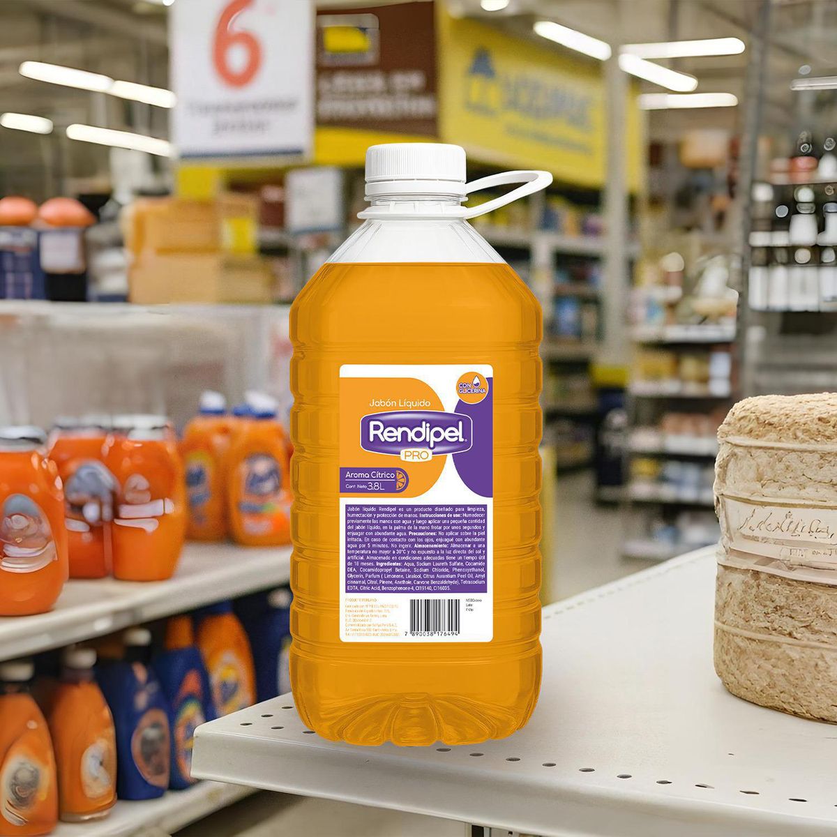 RENDIPEL PRO - Jabón Líquido Rendipel 3.8L