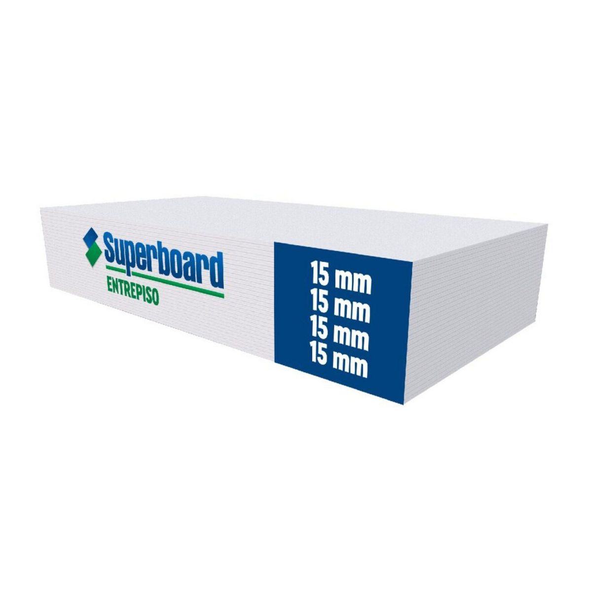  - Plancha Fibrocemento Superboard 122x244cm15mm
