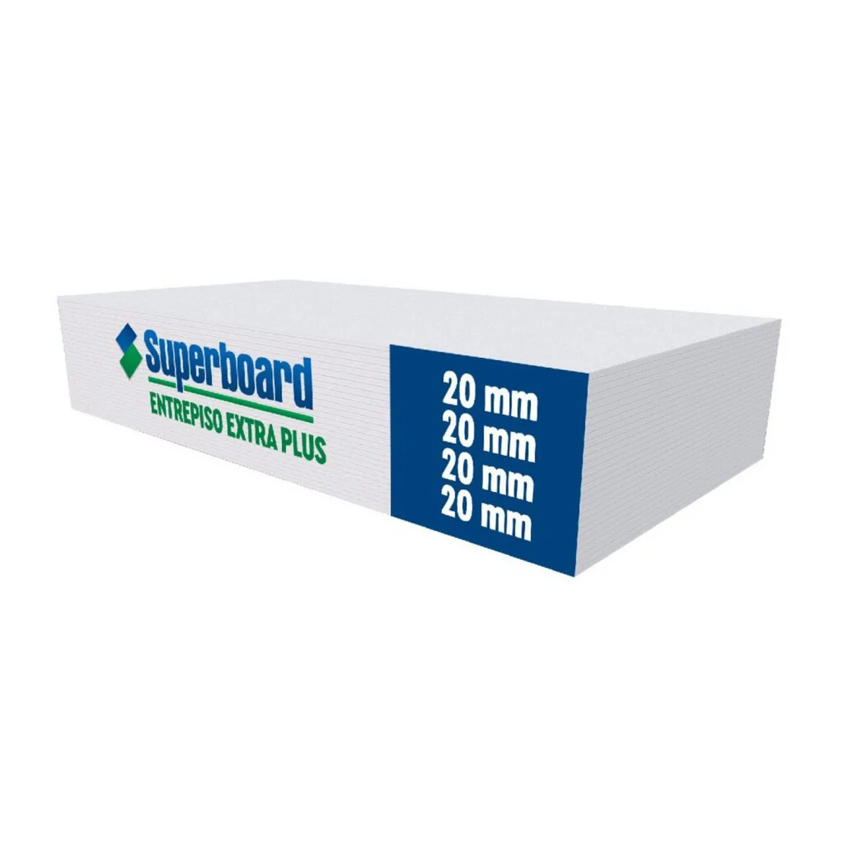  - Plancha Fibrocemento Superboard 122x244cm 20mm