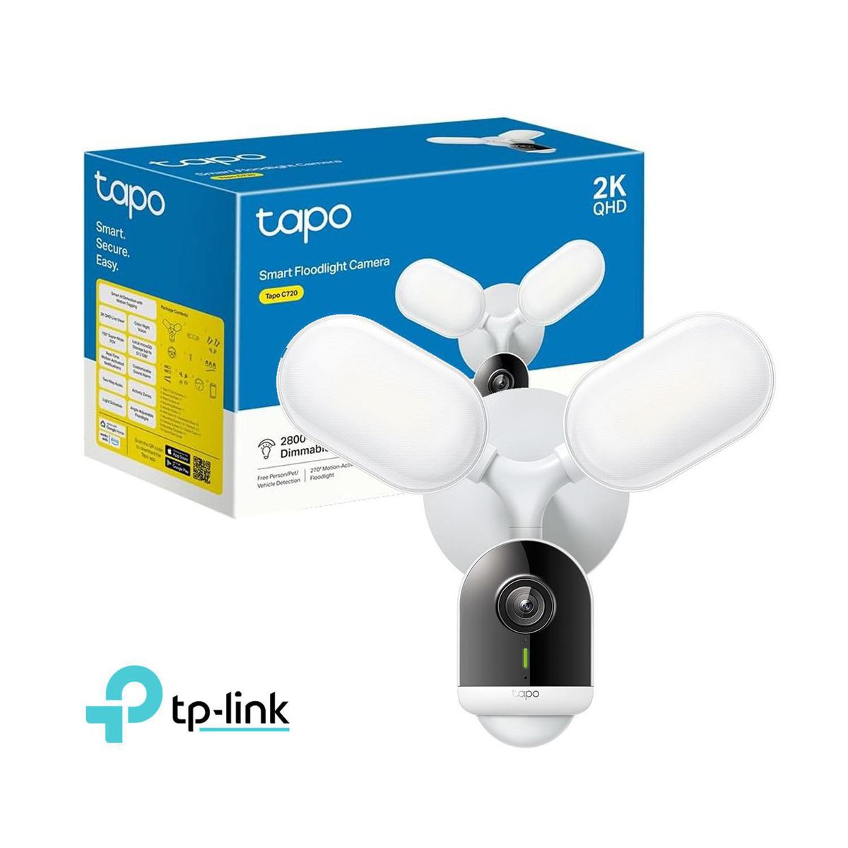 TP LINK - Cámara de Seguridad Tapo C720 4MP TP-100