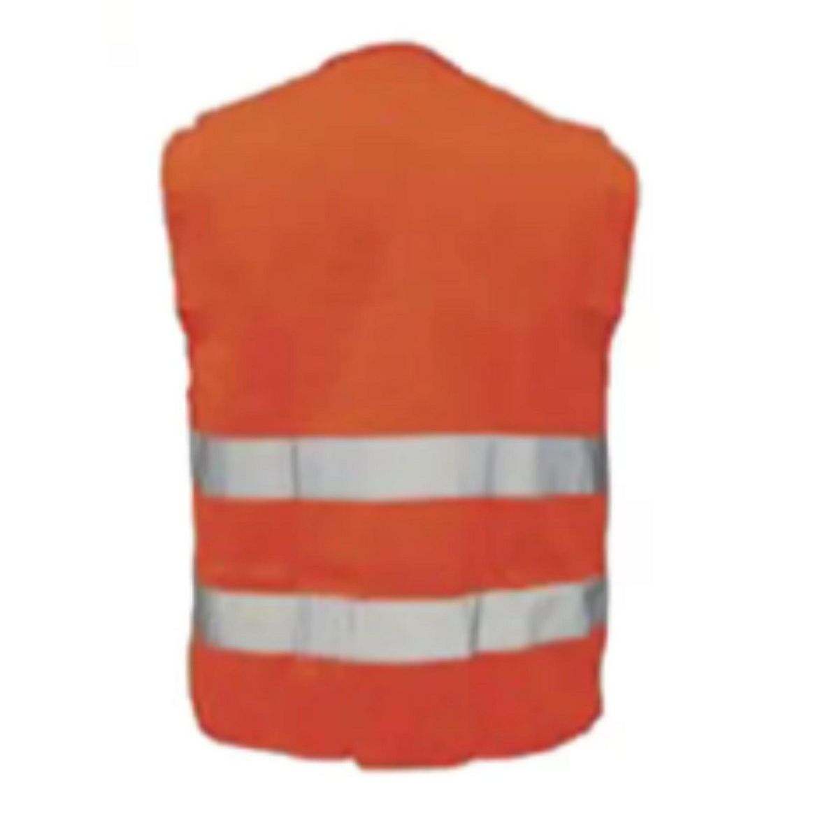  - Chaleco de Seguridad Naranja con Strips Reflectivos Doble Liviano