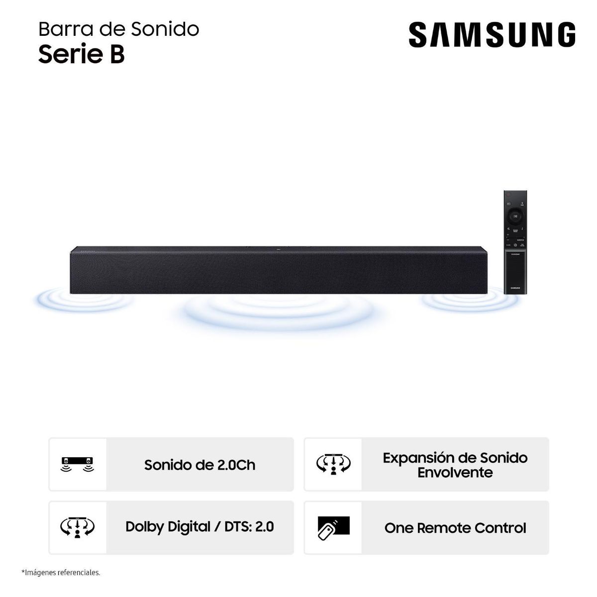 SAMSUNG - Soundbar Samsung Serie B2 CH B400F