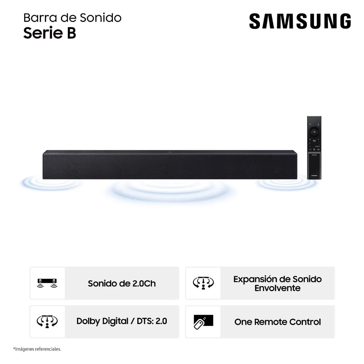 SAMSUNG - Soundbar Samsung Serie B2 CH B400F