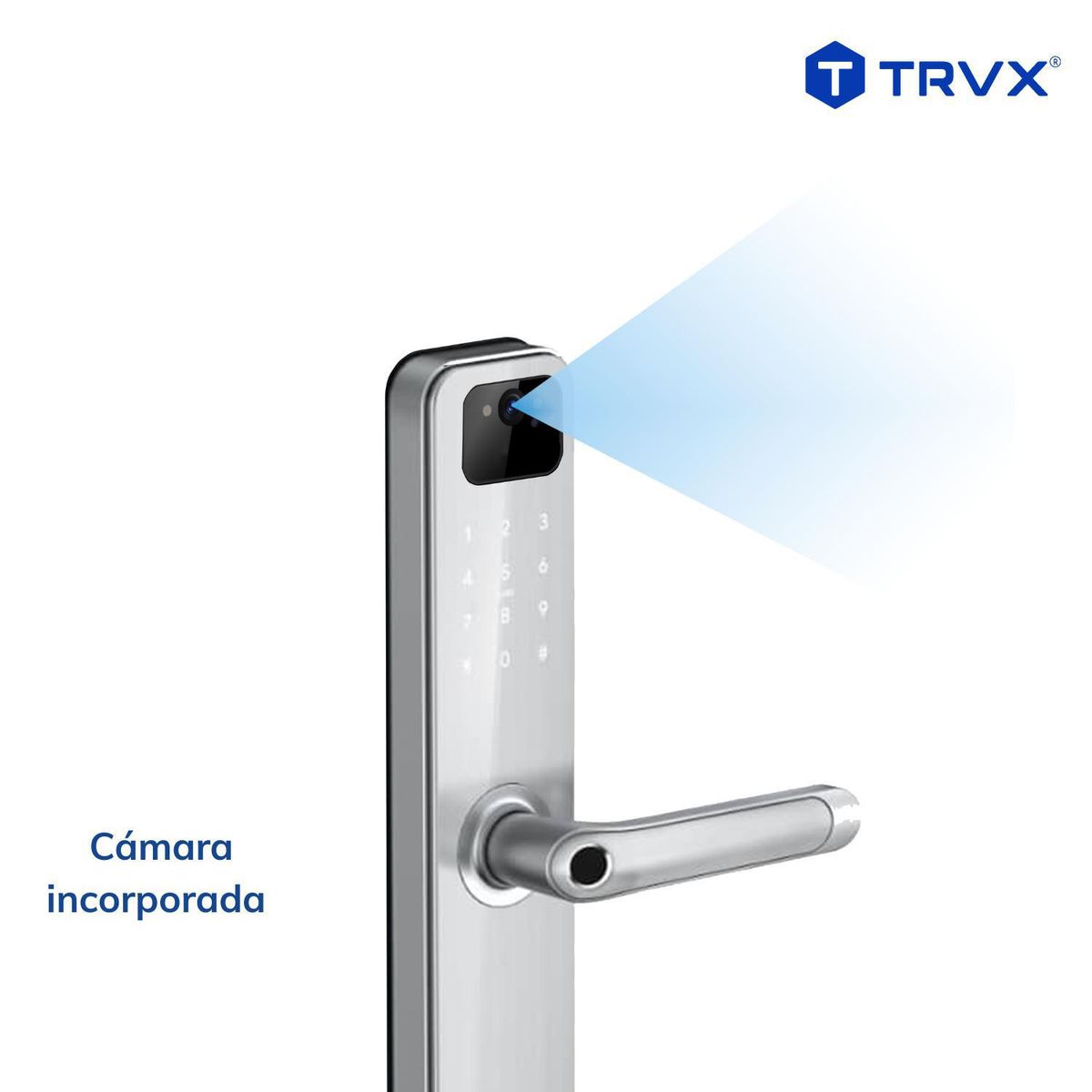 TRAVEX - Cerradura Inteligente H9P Plata